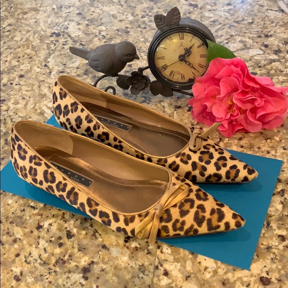 Laundry leopard print flats size 5.5